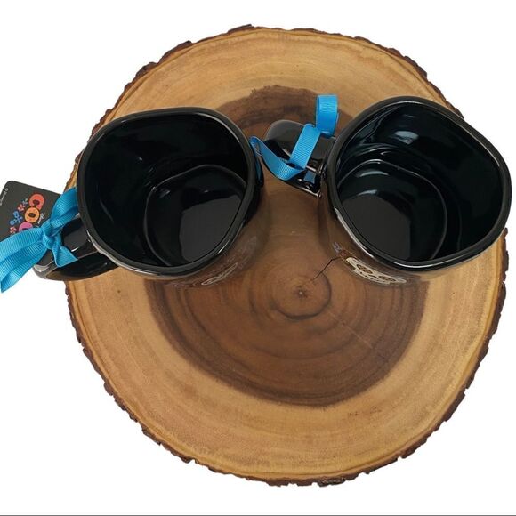 Rae Dunn Disney Pixar Coco LL Double Sided Black Mug Day Dead Lot Of 2 NWT - Picture 4 of 10